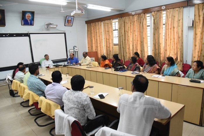 Director's Interaction with Teaching & Non Teaching Staffs of RIE & D.M.School