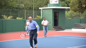 Synthetic Lawn tennis inauguration