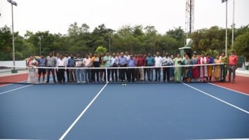 Synthetic Lawn tennis inauguration