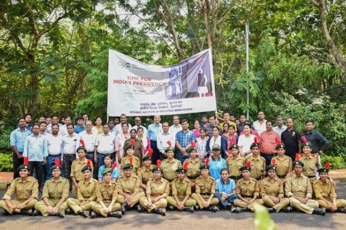 Plantation of tree for G-20 jan Bhagidari events