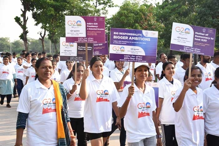 G-20 jan Bhagidari events - walkathon