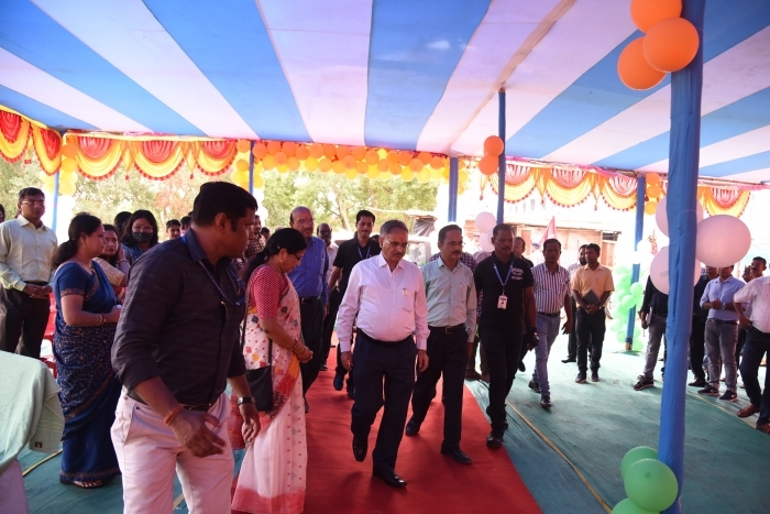 Laying the Foundation Stone of Pre-School Block _ Language Lab