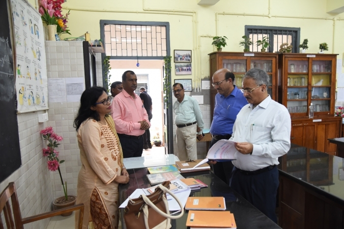 Director visit to DMS School