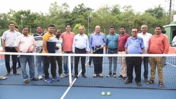 Synthetic Lawn tennis inauguration