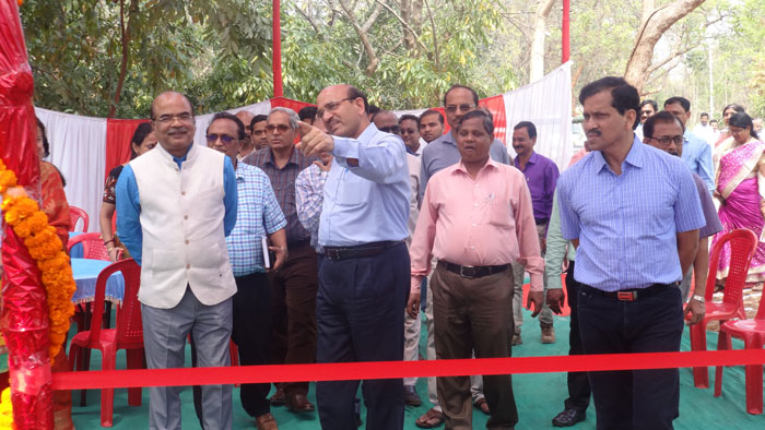 LAXMIBAI HOSTEL Foundation stone laid by  PROF. H.K. SENAPATY Honorable Director of NCERT