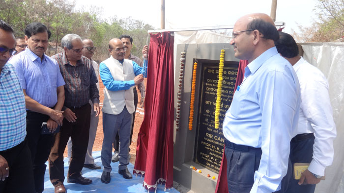 LAXMIBAI HOSTEL Foundation stone laid by  PROF. H.K. SENAPATY Honorable Director of NCERT