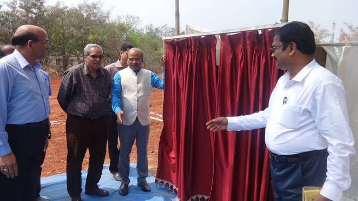 LAXMIBAI HOSTEL Foundation stone laid by  PROF. H.K. SENAPATY Honorable Director of NCERT