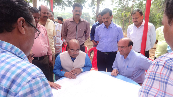 LAXMIBAI HOSTEL Foundation stone laid by  PROF. H.K. SENAPATY Honorable Director of NCERT