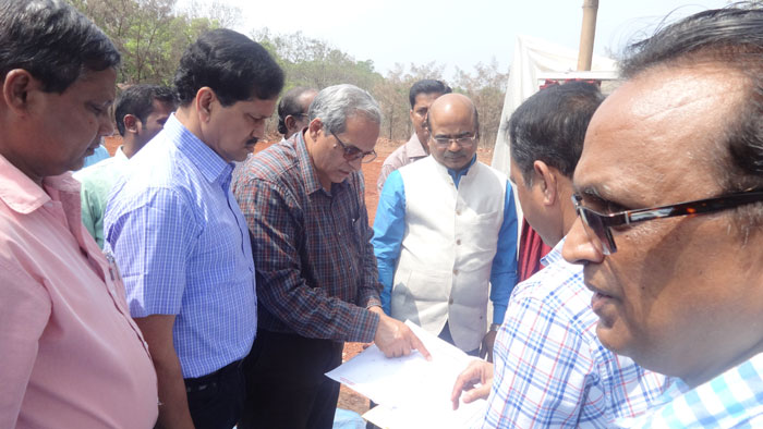 LAXMIBAI HOSTEL Foundation stone laid by  PROF. H.K. SENAPATY Honorable Director of NCERT