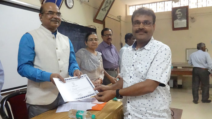 LAXMIBAI HOSTEL Foundation stone laid by  PROF. H.K. SENAPATY Honorable Director of NCERT