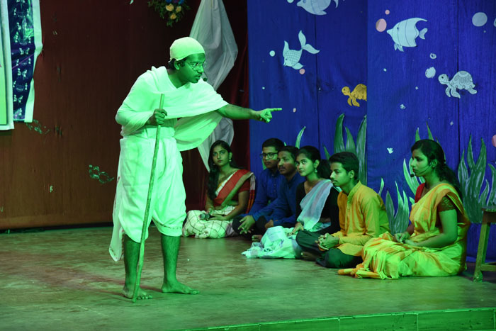 Skit on Gandhi's Vision for India