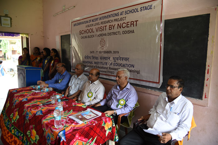 SCHOOL VISIT BY NCERT,CHILIKA BLOCK