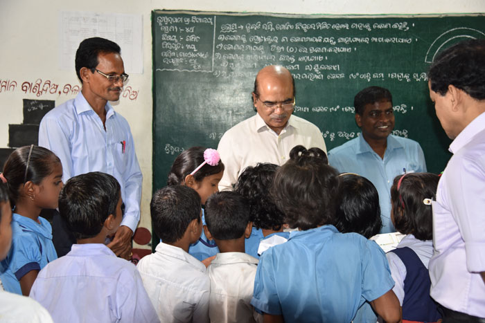 SCHOOL VISIT BY NCERT,CHILIKA BLOCK