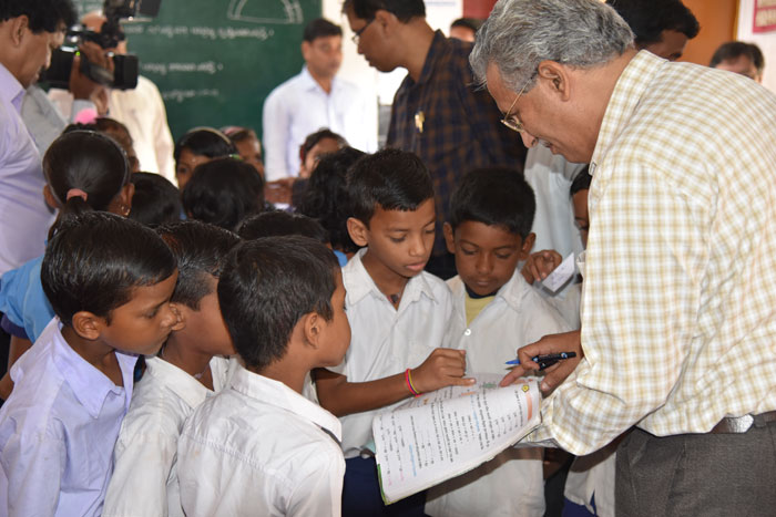 SCHOOL VISIT BY NCERT,CHILIKA BLOCK