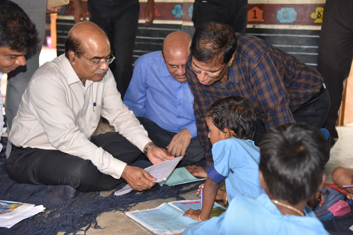 SCHOOL VISIT BY NCERT,CHILIKA BLOCK