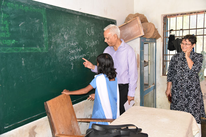 SCHOOL VISIT BY NCERT,CHILIKA BLOCK