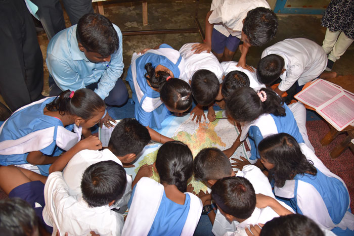 SCHOOL VISIT BY NCERT,CHILIKA BLOCK