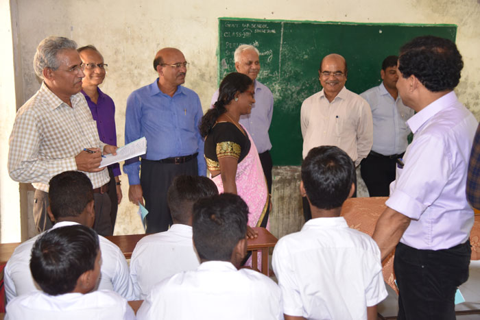 SCHOOL VISIT BY NCERT,CHILIKA BLOCK