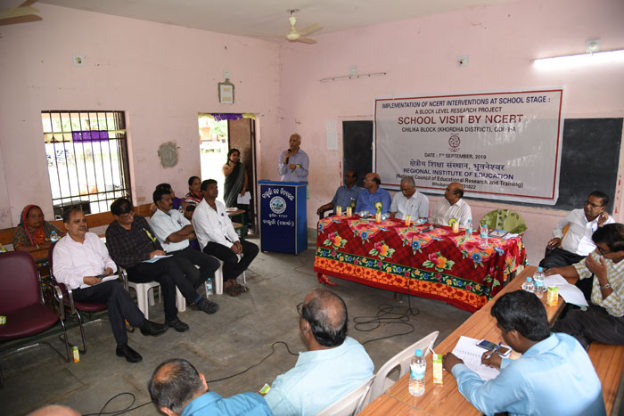 SCHOOL VISIT BY NCERT,CHILIKA BLOCK