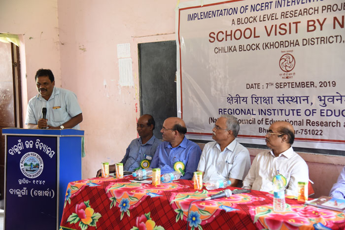 SCHOOL VISIT BY NCERT,CHILIKA BLOCK