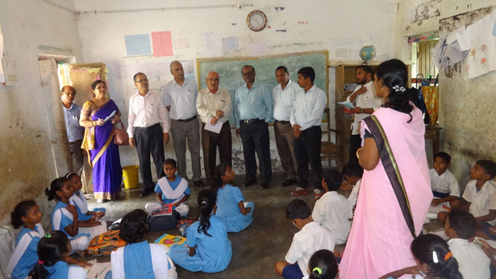 SCHOOL VISIT BY NCERT,CHILIKA BLOCK