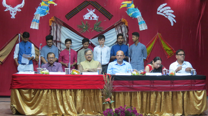 Interaction meeting of Northeastern Indian students with the vice chancellor of Utkal University
